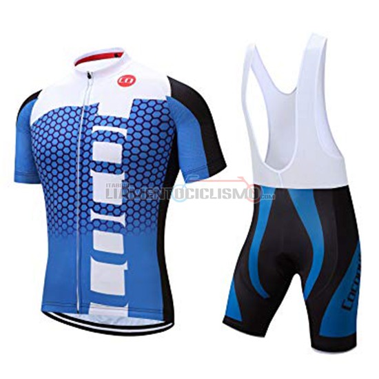 Abbigliamento Ciclismo Coconut Ropamo Manica Corta 2019 Blu Bianco